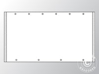 Giebelwand UNICO 3m (3x3m), Weiß