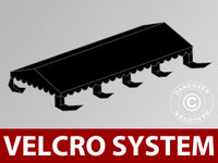 Roof cover for Marquee UNICO, PVC/Polyester, 4x8 m, Black