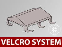 Dakbedekking voor Partytent UNICO, PVC/Polyester, 4x4m, Zand