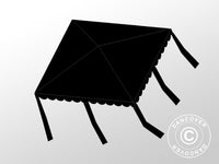 Dachplane 5x5m, Polyester, Schwarz