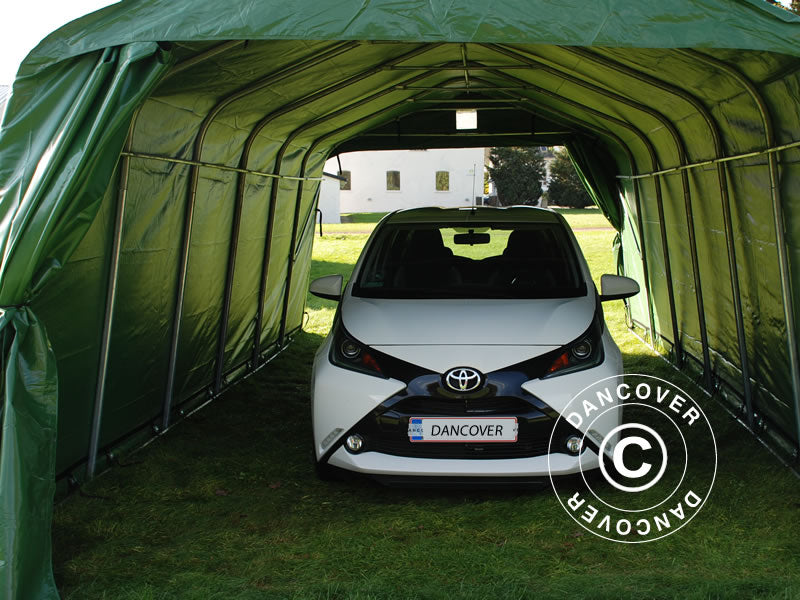 Zeltgarage PRO 3,6x7,2x2,68m PVC, Grün