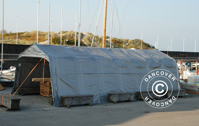 Portable Garage PRO 3.6x8.4x2.68 m PE, Grey