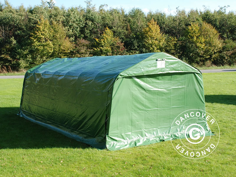 Portable Garage PRO 3.6x8.4x2.68 m PVC, Green