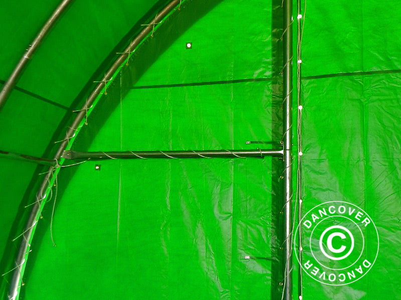 Boogtent 9,15x12x4,5m, PVC, Groen