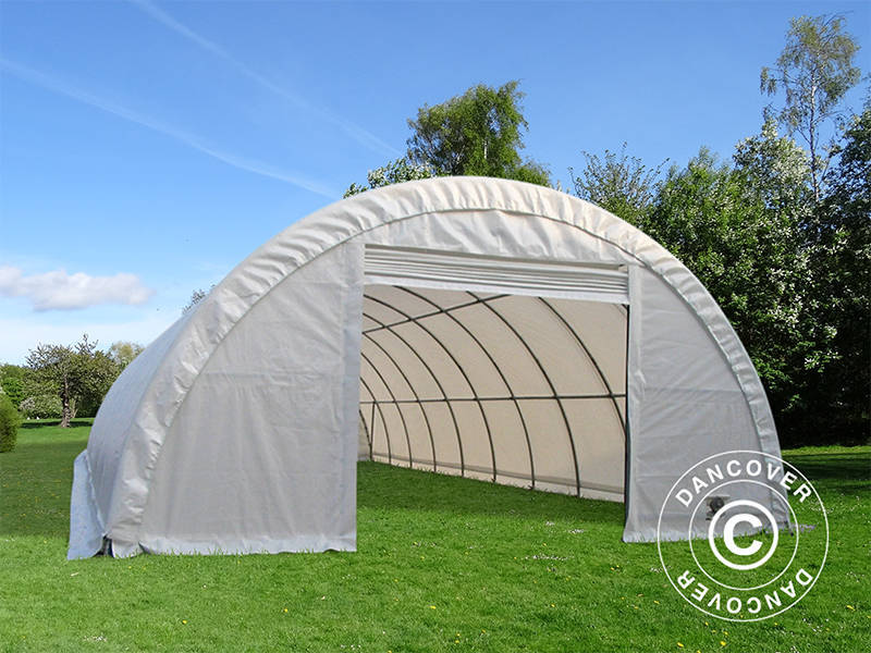 Tunnel Agricolo 9,15x12x4,5m, PVC, Bianco