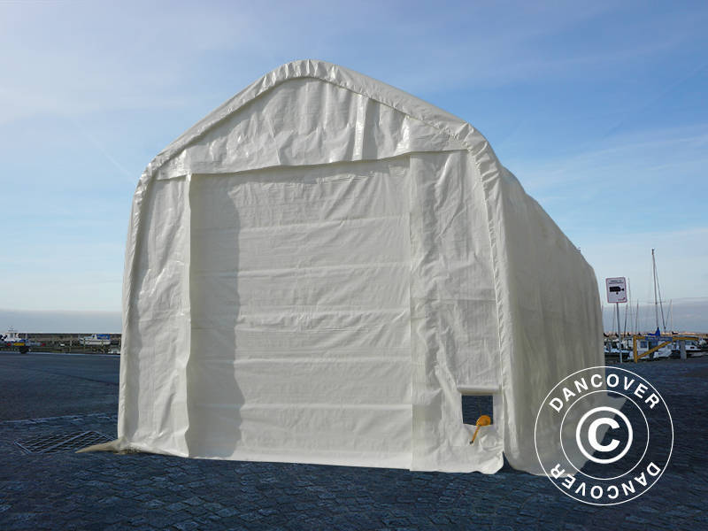Skladišni šator Oceancover 5,5x15x4,1x5,3m, PE, Bijelo
