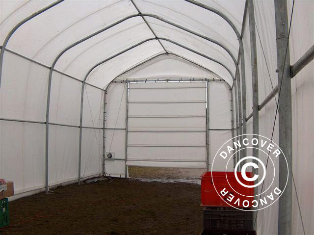 Storage tent Oceancover 5.5x15x4.1x5.3 m, PVC, White