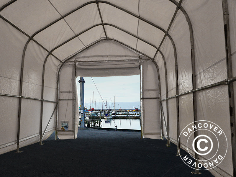 Storage tent Oceancover 5.5x20x4.1x5.3 m, PVC, White
