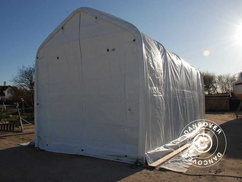 Storage shelter multiGarage 4x12x4.5x5.5 m, White