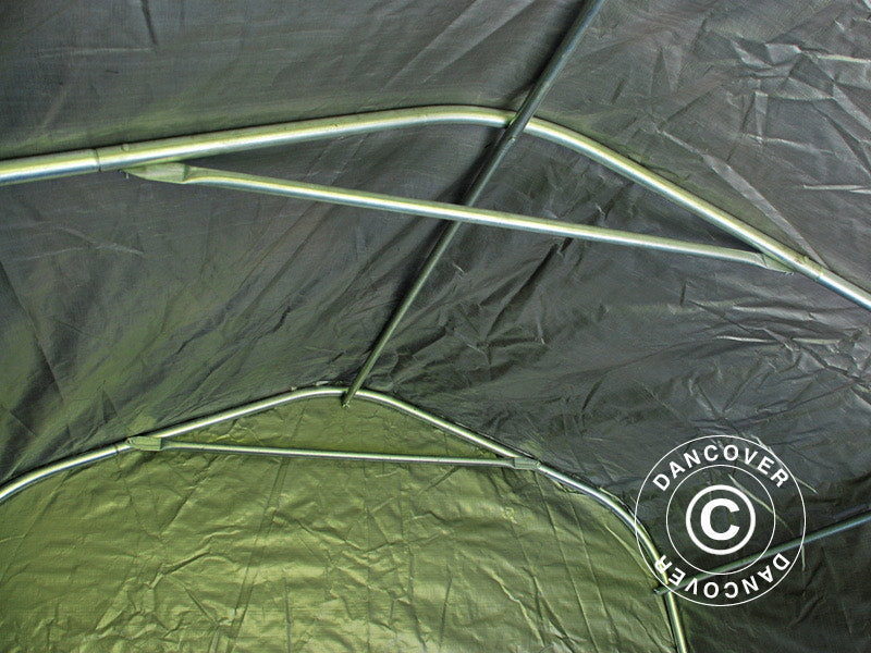 Storage tent PRO 2.4x2.4x2 m PE, Grey