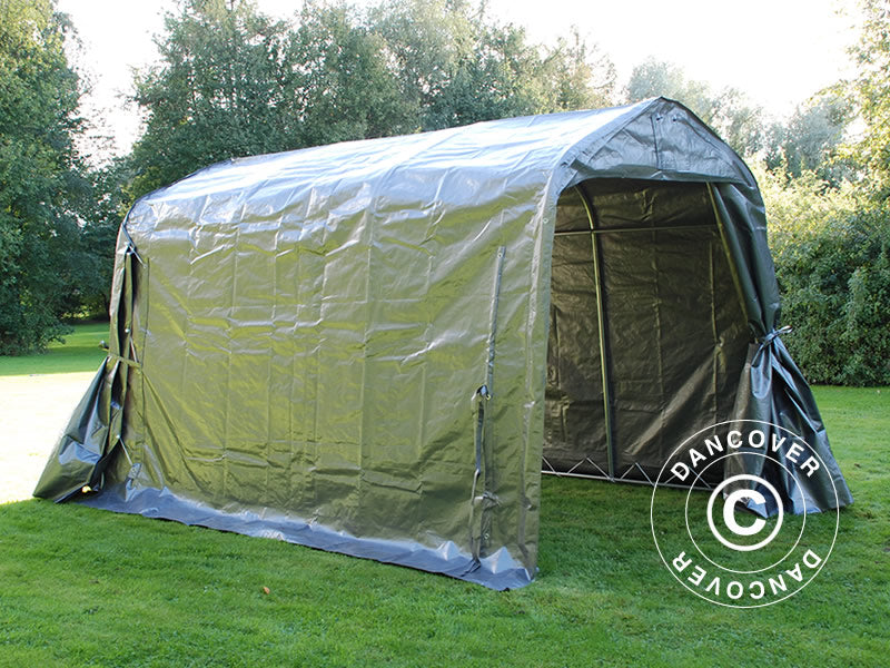 Lagerzelt PRO 2,4x3,6x2,34m PE, Grau