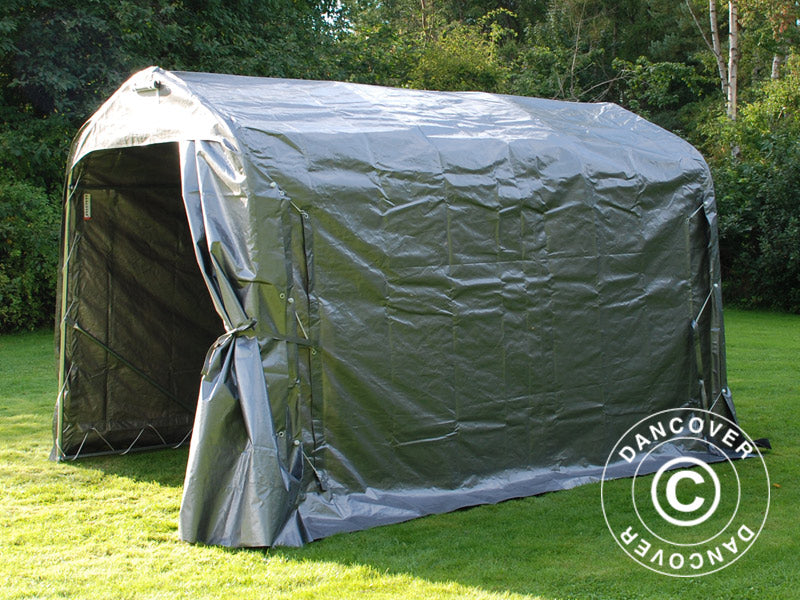 Lagerzelt PRO 2,4x3,6x2,34m PE, Grau