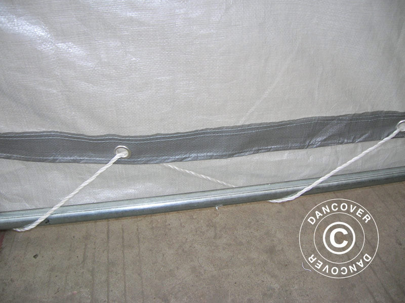 Lagerzelt PRO 2,4x3,6x2,34m PE, Grau