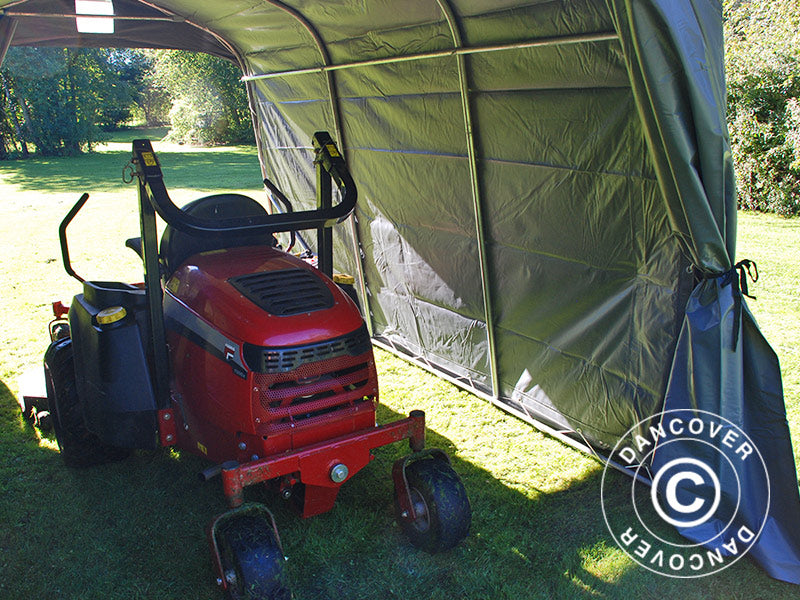 Skladišni šator PRO 2,4x3,6x2,34m, PVC, Siva