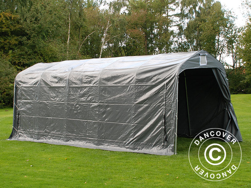 Storage tent PRO 2.4x6x2.34 m PVC, Grey