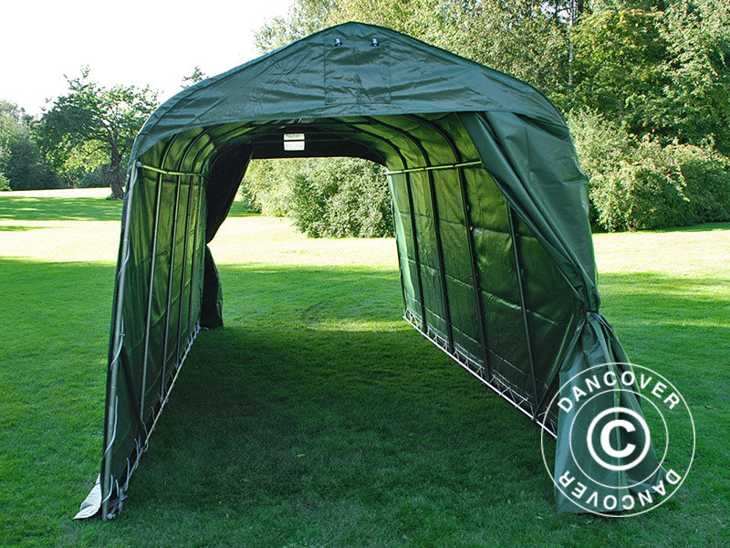 Storage tent PRO 2.4x6x2.34 m PVC, Green