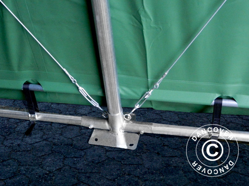 Lagerzelt PRO XL 3,5x8x3,3x3,94m, PVC, Grün