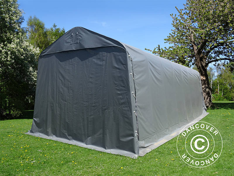 Portable Garage PRO 3.77x9.7x3.18 m PVC, Grey
