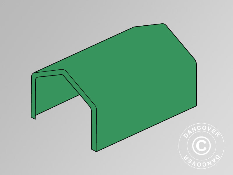 Copertura del Tetto per Capannone tenda PRO 8x12m PVC, Verde