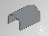 Roof Cover for Storage Shelter PRO 5x6 m PVC, Grey