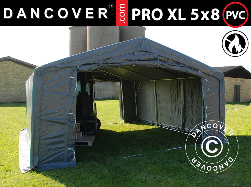 Lagerzelt PRO 5x8m Grau – Jetzt bestellen bei Dancover