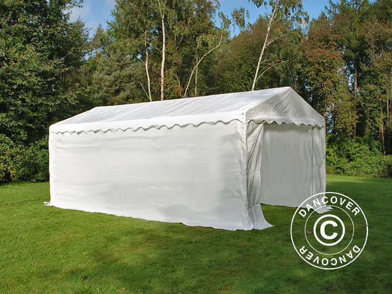 Tenda de armazenamento Basic 2 em 1, 4x6m PE 700, Branco