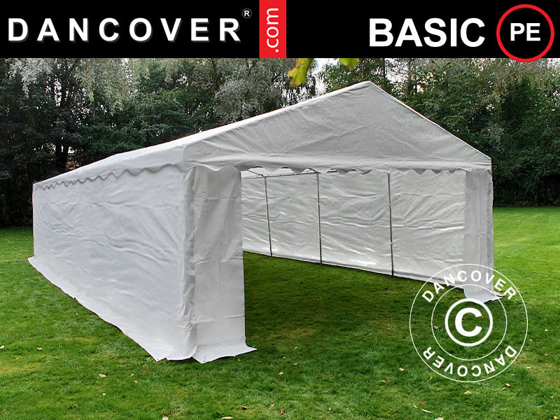 Storage Tent Basic 2-in-1, 6x12 m PE 700, White