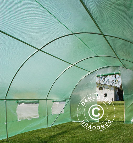 Polytunnel Greenhouse 3x8x2 m, 24 m², Green