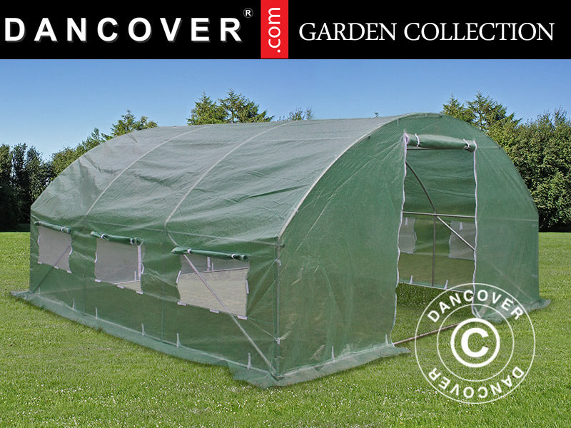 Polytunnel Greenhouse 4x4x2 m, 16 m², Green