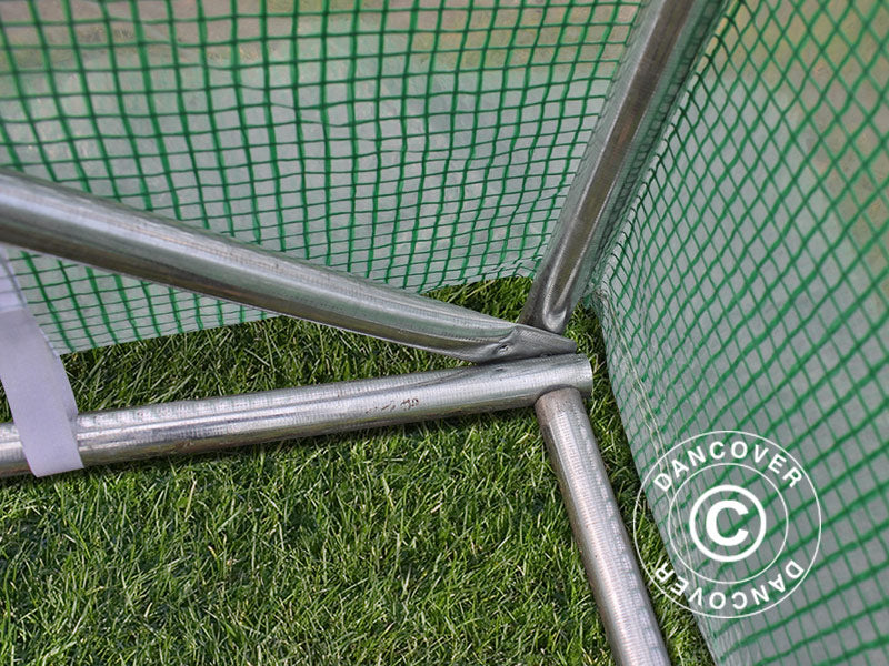 Invernadero túnel 4x4x2m, 16m², Verde