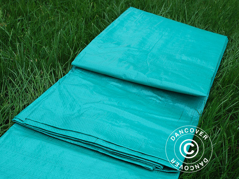 Tarpaulin 10x15 m, PE 65 g/m², Green