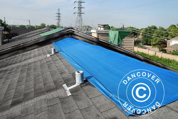 Tarpaulin 8x10 m, PE 250 g/m², Blue