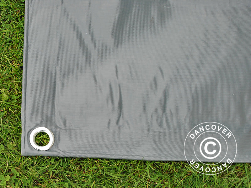 Tarpaulin 6x8 m, PVC 500 g/m², Grey