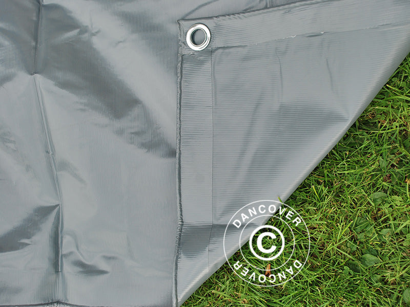 Tarpaulin 3x10 m, PVC 500 g/m², Grey