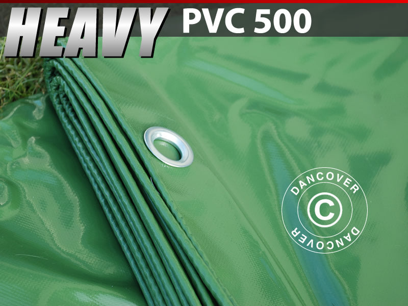 Cerada 6x14m, PVC 500g/m², Zelena