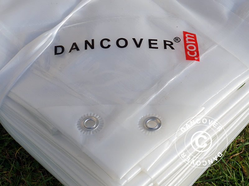 Brezentas 5x8m, PE 250g/m², Permatomas