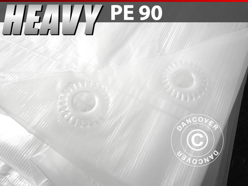 Telo 4x6 m, PE 90 g/m², Traslucido