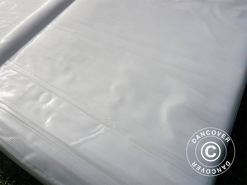 Tarpaulin 8x12 m, PE 90 g/m², Translucent