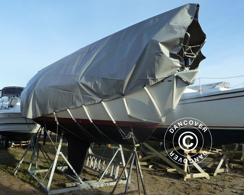 Telo 10x12m, PVC 500g/m², Grigio