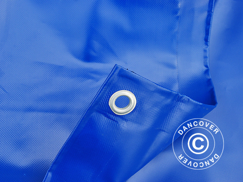 Tarpaulin 5x6 m, PVC 570 g/m², Blue