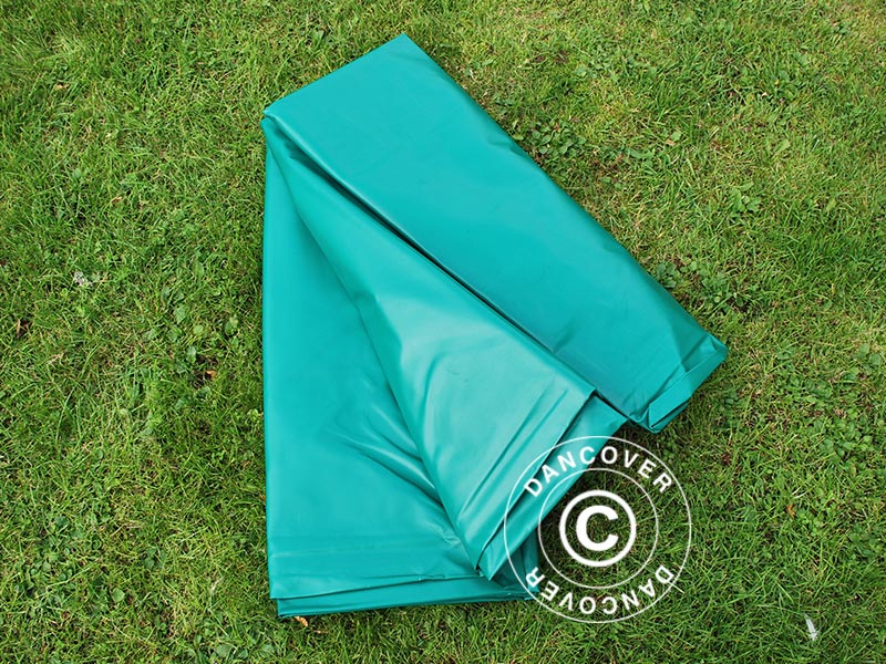 Tarpaulin 6x8 m, PVC 570 g/m², Green