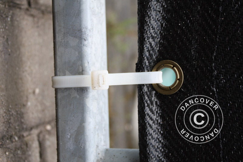 Fence tarpaulin 1.76x3.41 m, PE 150 g/m² White