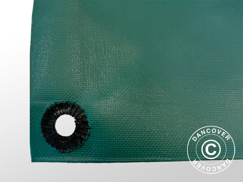Tarpaulin 3,5x6 m, TPO, 350g/m², Green