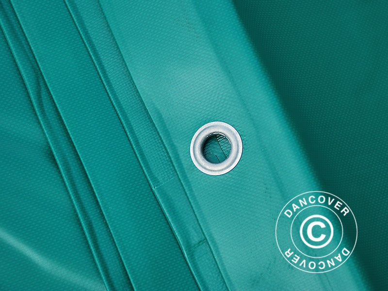 Tarpaulin 8x10 m, PVC 570 g/m², Green