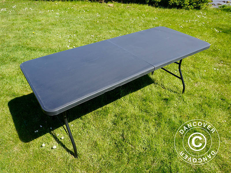 Klapptisch 180x74x74cm, schwarz (1 St.)