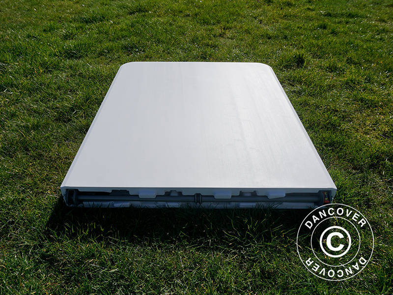 Sklopivi Stol 180x74x74cm Svijetlo Siva (10 kom)