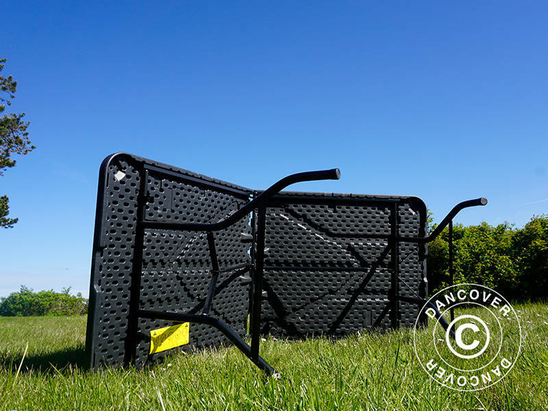 Sklopivi Stol 180x74x74cm Crna (10 kom)