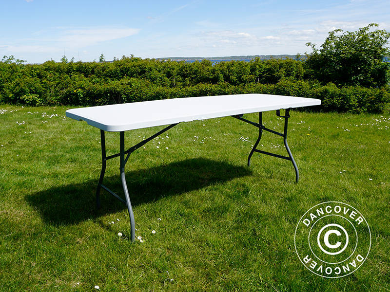 Sulankstomas stalas 180x74x74cm, Šviesiai pilka (25 vnt.)