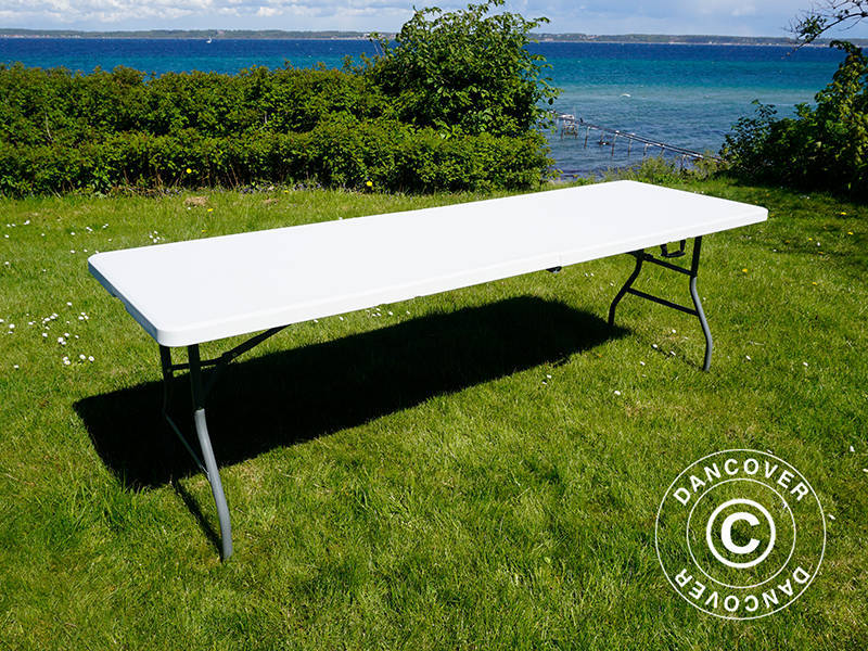 Klapptisch 240x76x74cm, Hellgrau (1 St.)