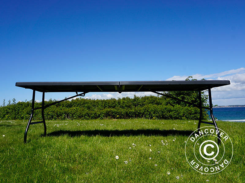 Klapptisch 240x76x74cm, schwarz (1 St.)